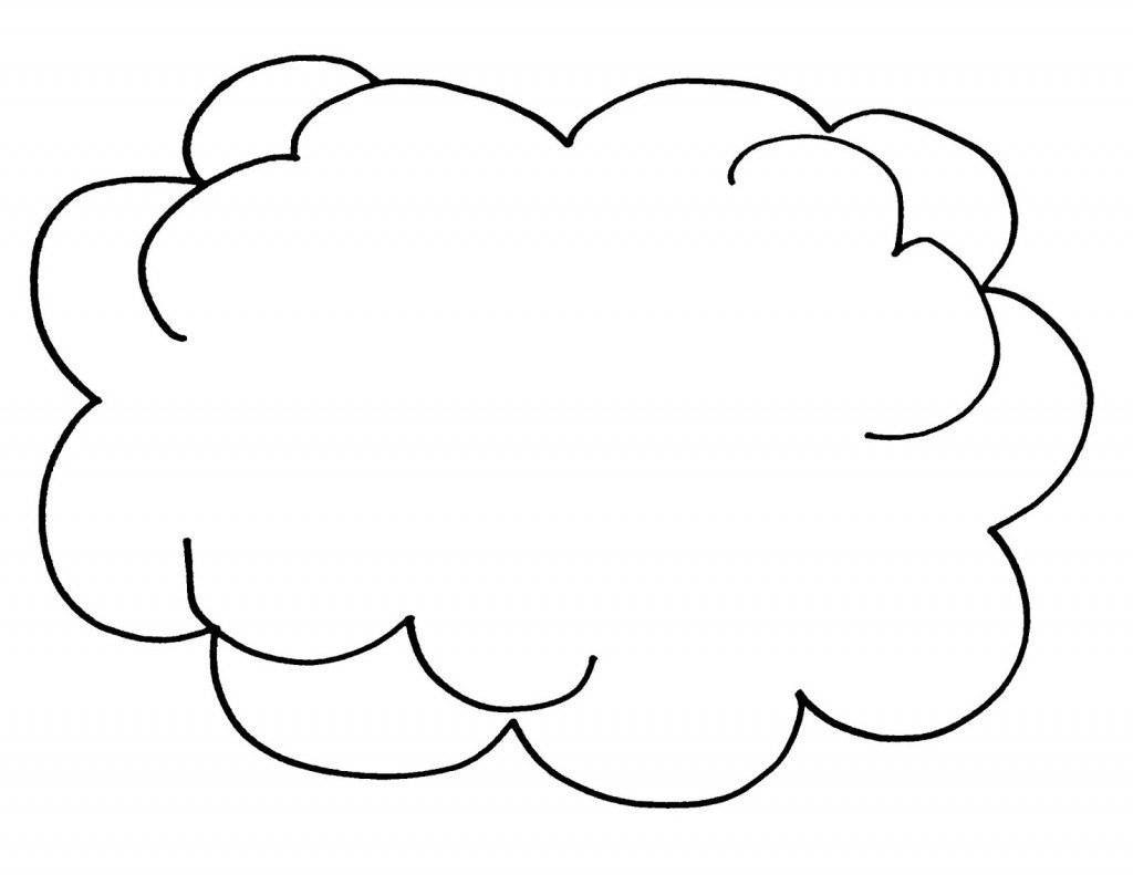 Free Printable Clouds Coloring Pages Printable Templates