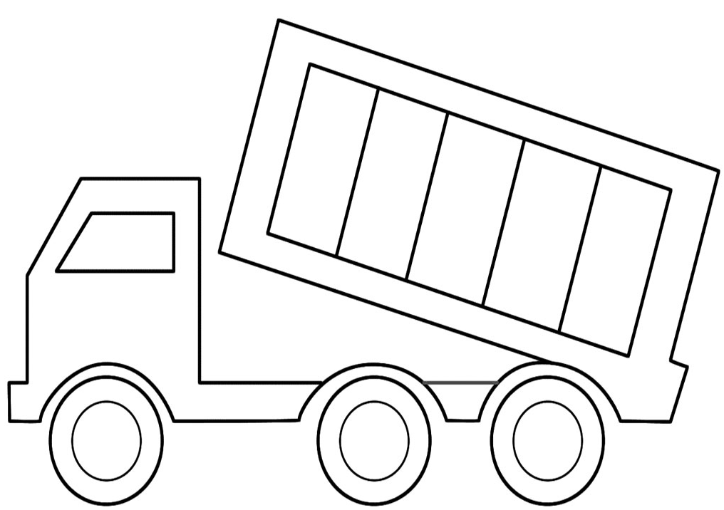 free garbarge truck coloring pages