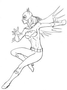 Free Printable Batgirl Coloring Pages For Kids