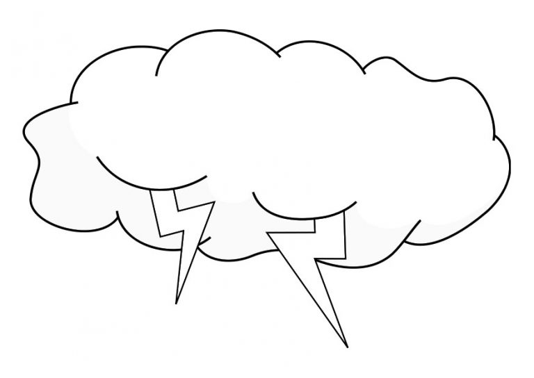 Free Printable Cloud Coloring Pages For Kids