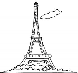 Free Printable Eiffel Tower Coloring Pages For Kids