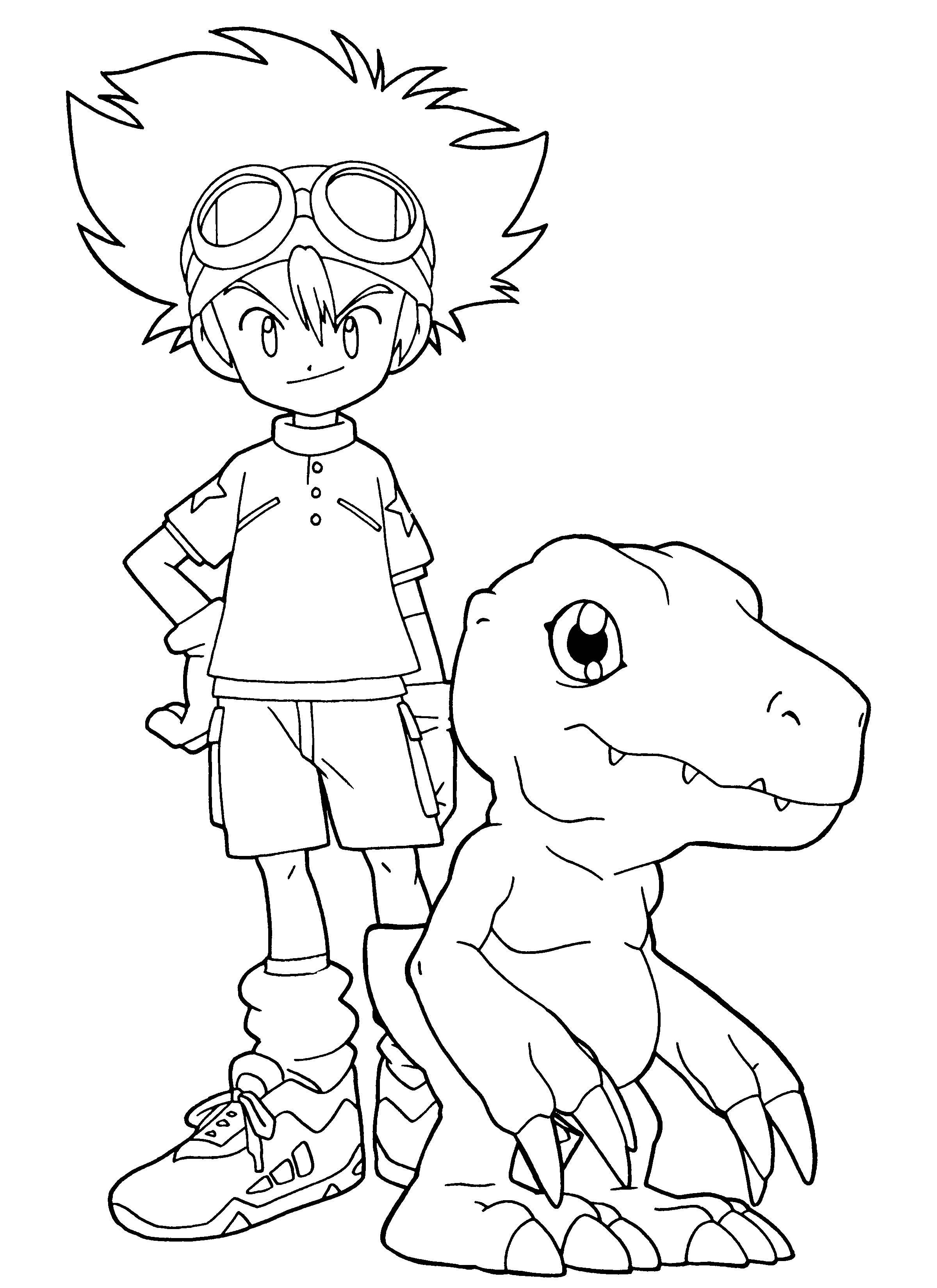 Download Free Printable Digimon Coloring Pages For Kids