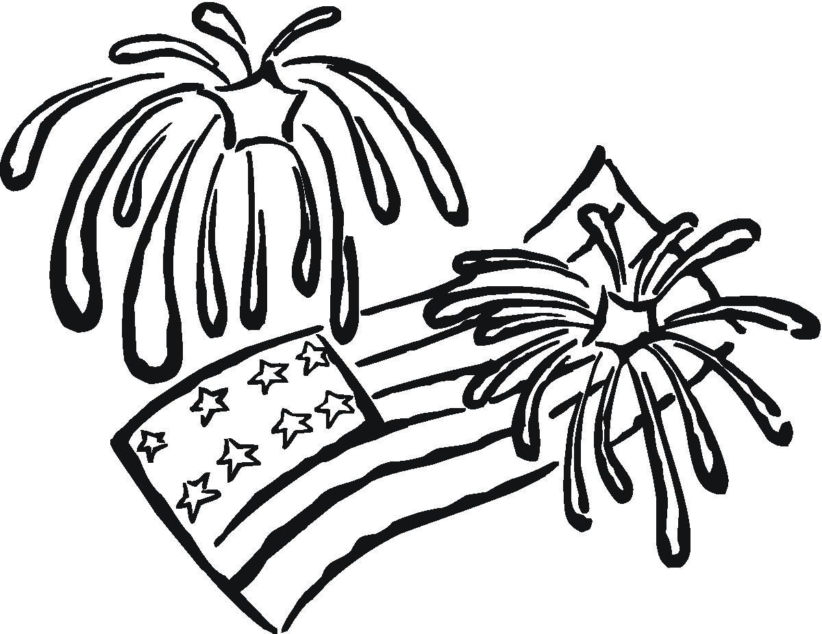 Free Printable Fireworks Coloring Pages For Kids