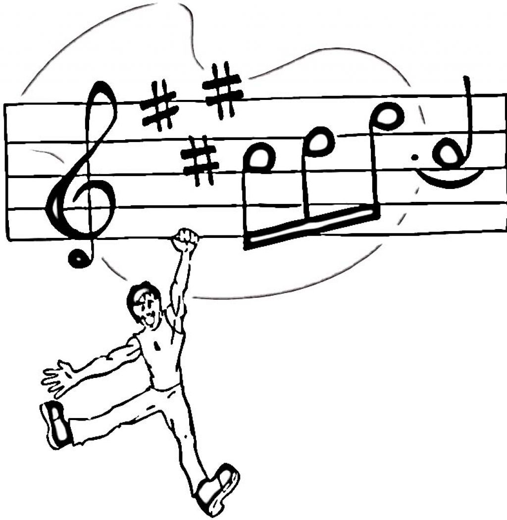 Music Note Coloring Pages For Kids Printable 8