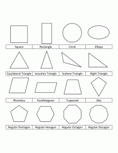 Free Printable Shapes Coloring Pages For Kids