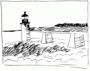 free printable lighthouse coloring pages for kids