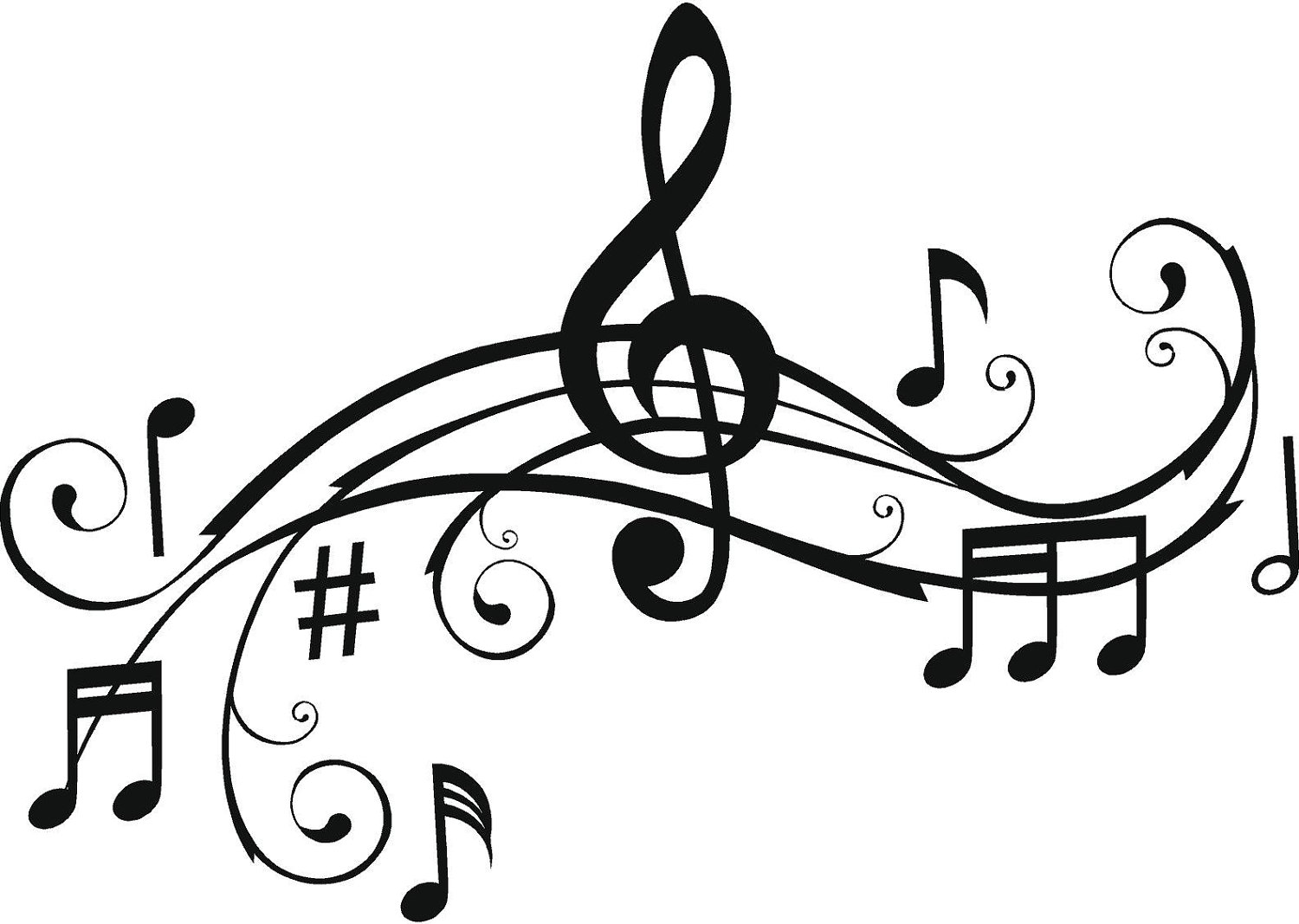 coloring pages of music notes