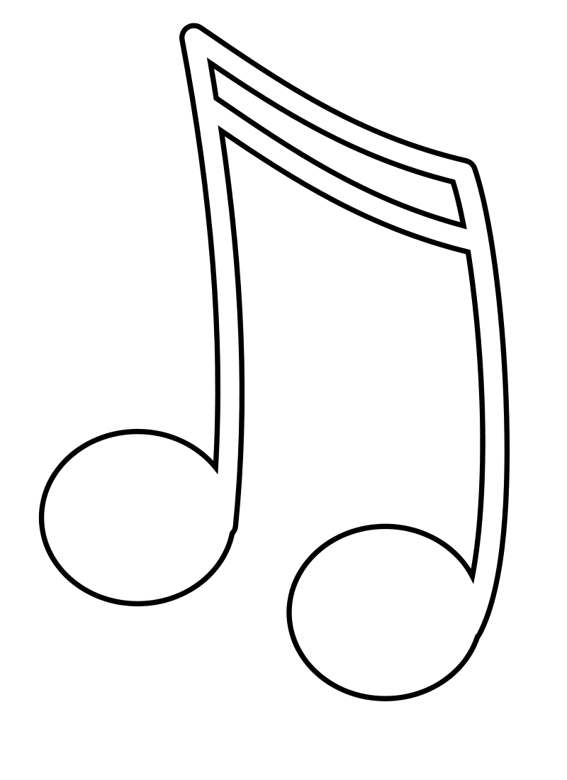 Music Staff Coloring Pages
