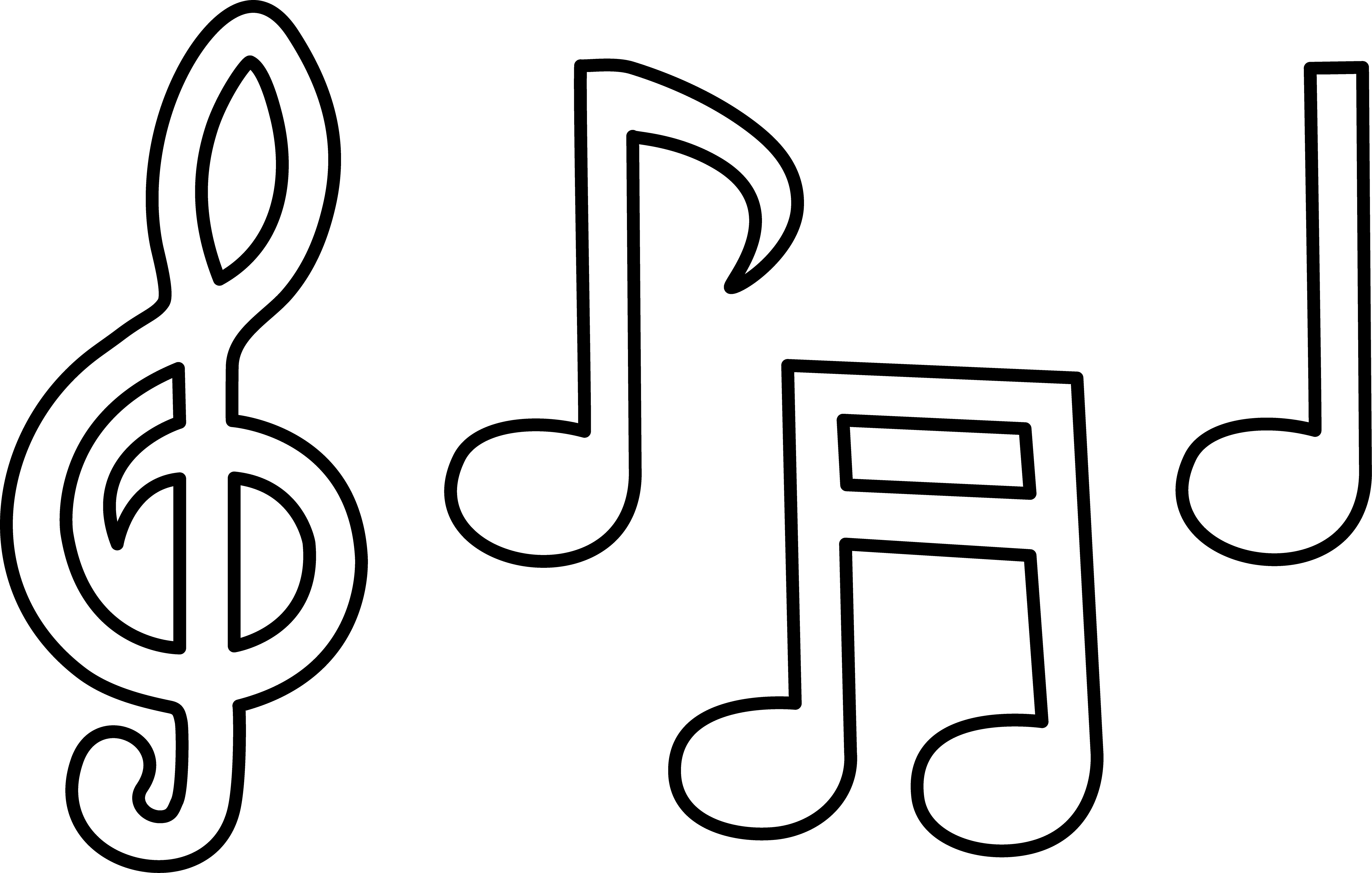 Free Printable Musical Notes