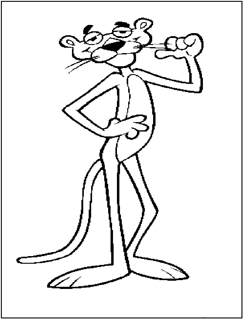 Pink Panther 2 coloring page - Download, Print or Color Online for