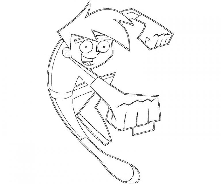 Free Printable Danny Phantom Coloring Pages For Kids