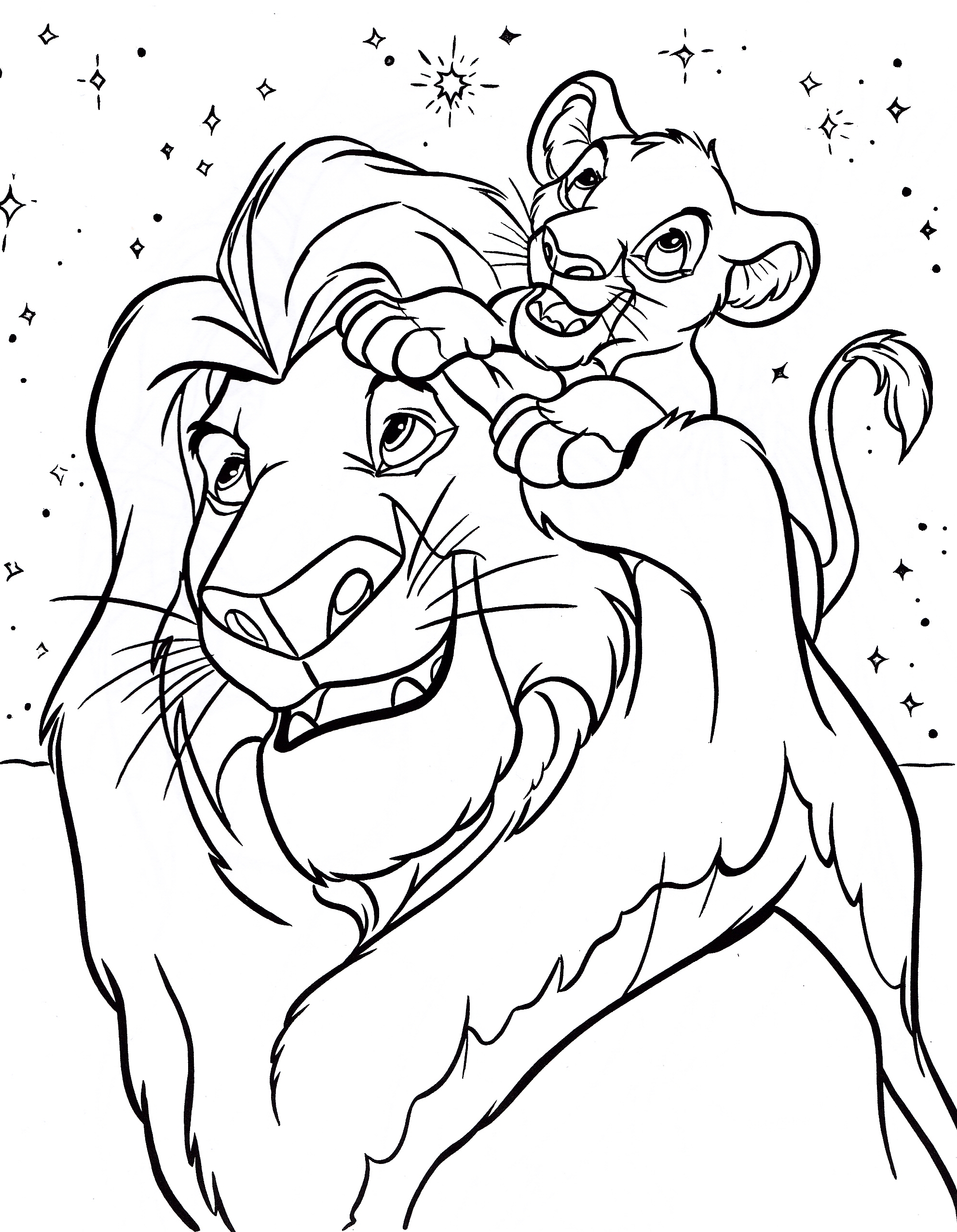 Download Free Printable Simba Coloring Pages For Kids