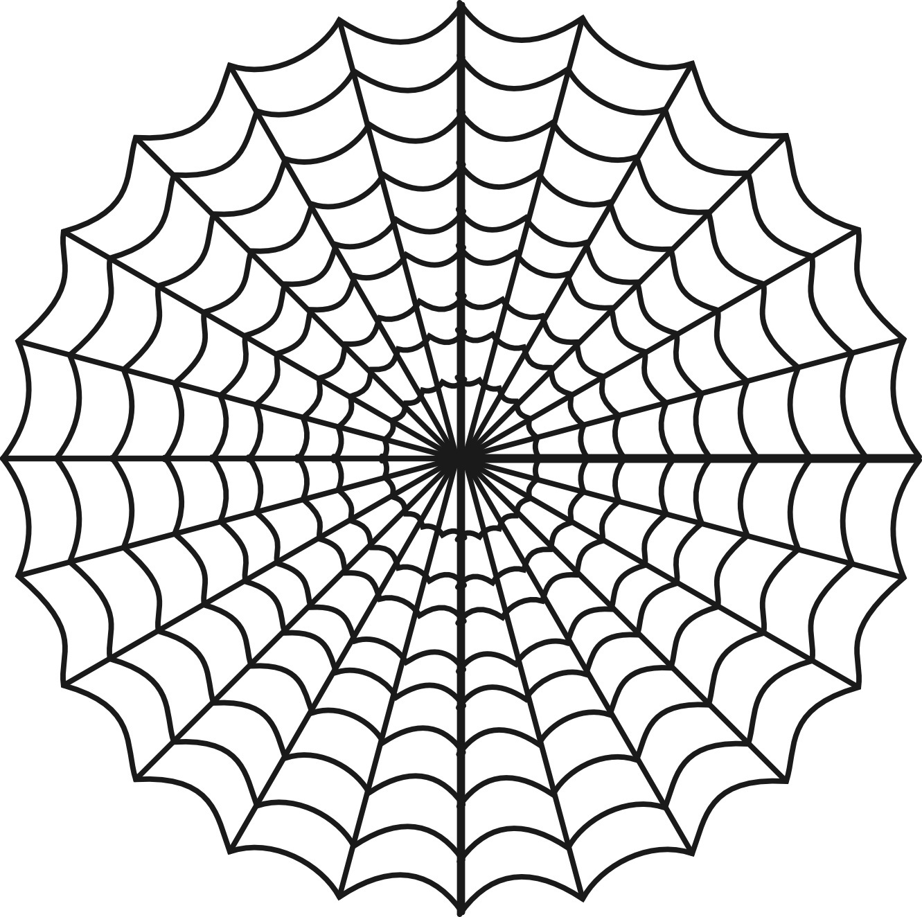 Spider Web Printable Stationary