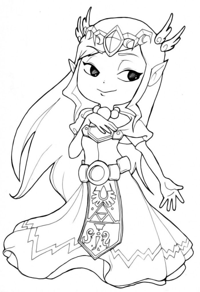 Zelda Coloring Pages Printable