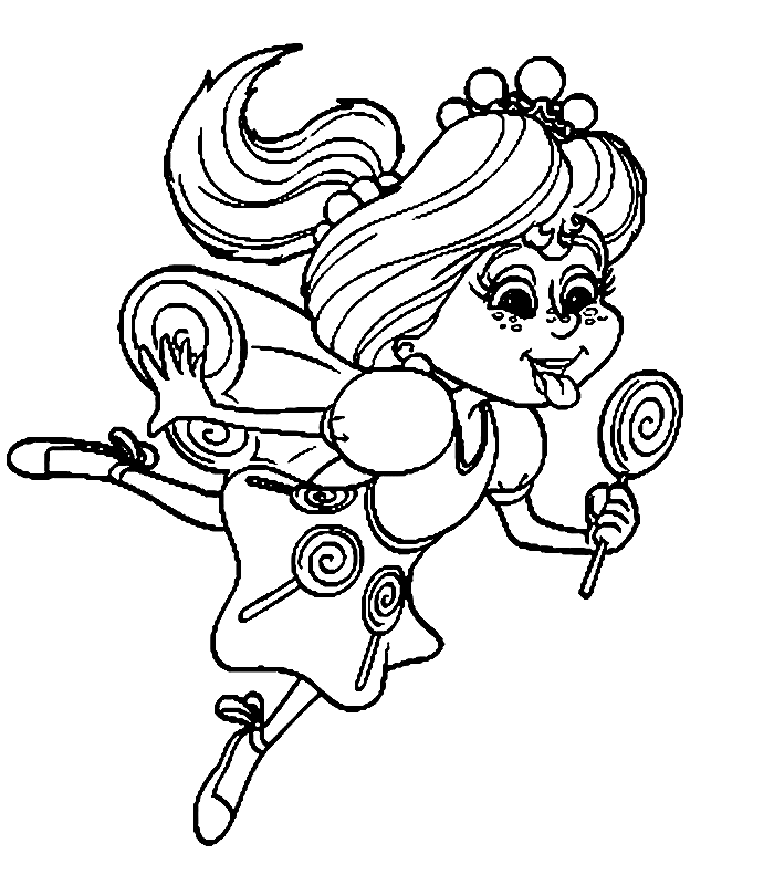 gloppy candyland coloring page