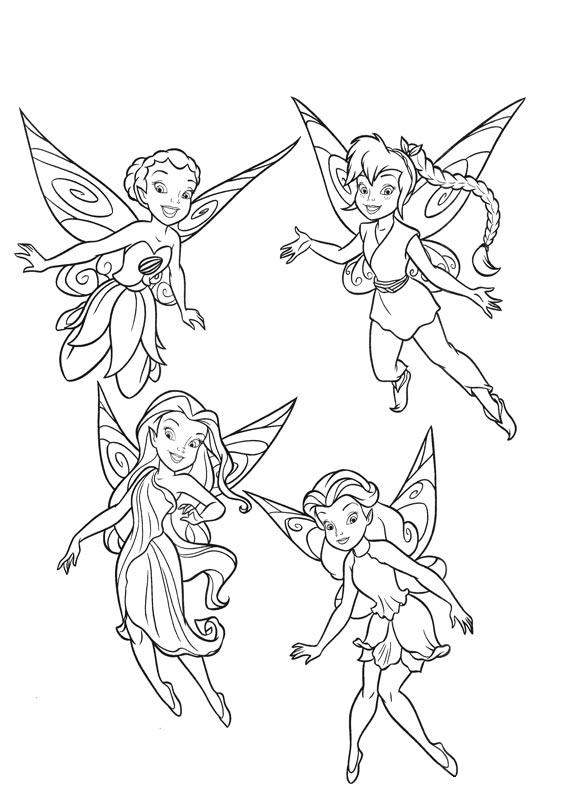 Download Free Printable Disney Fairies Coloring Pages For Kids