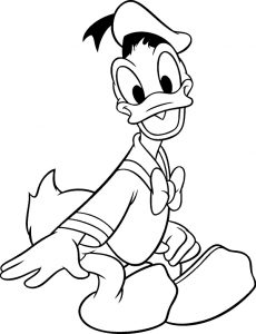 Free Printable Donald Duck Coloring Pages For Kids