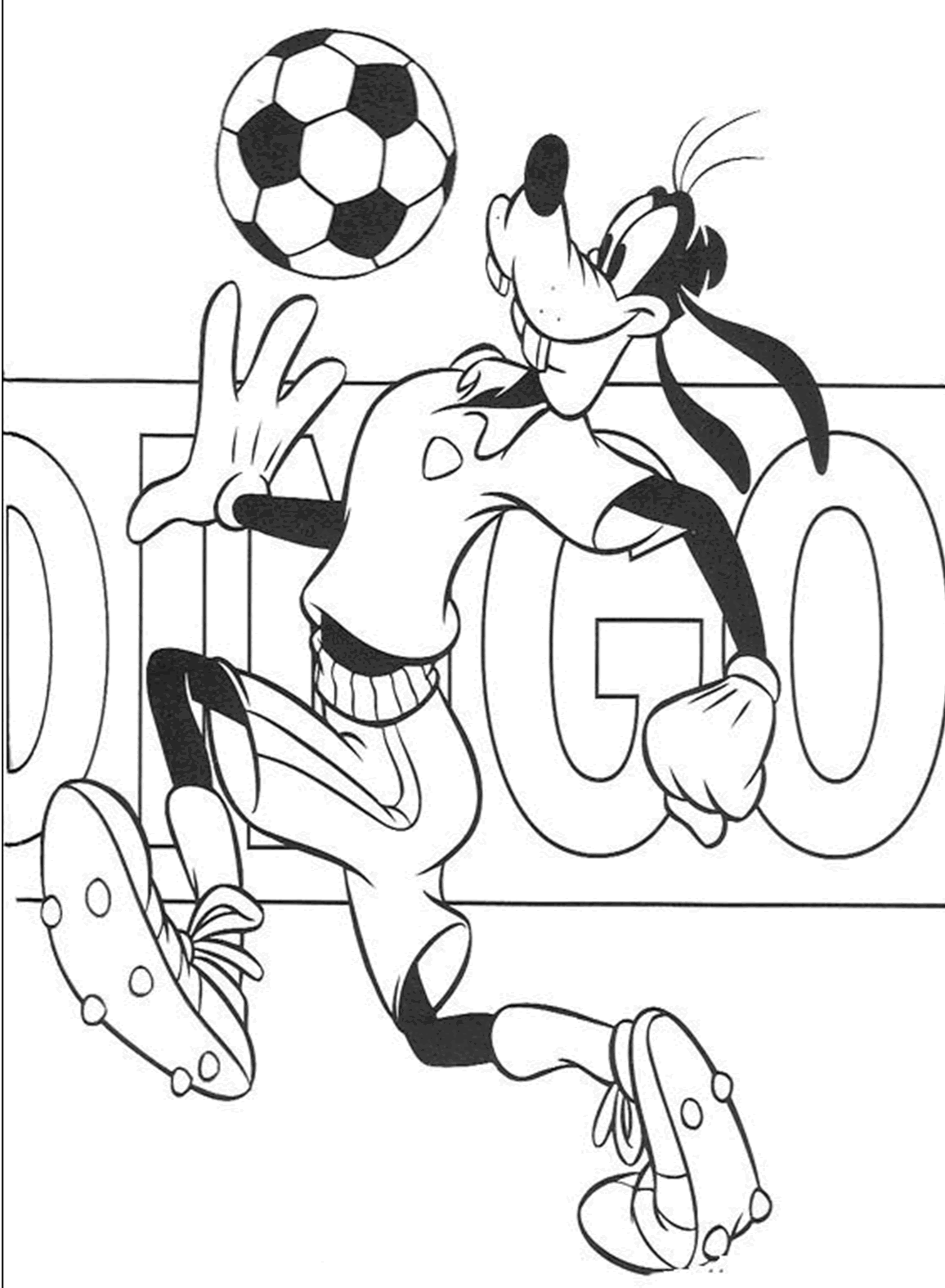 Goofy Printable Coloring Pages - Printable World Holiday
