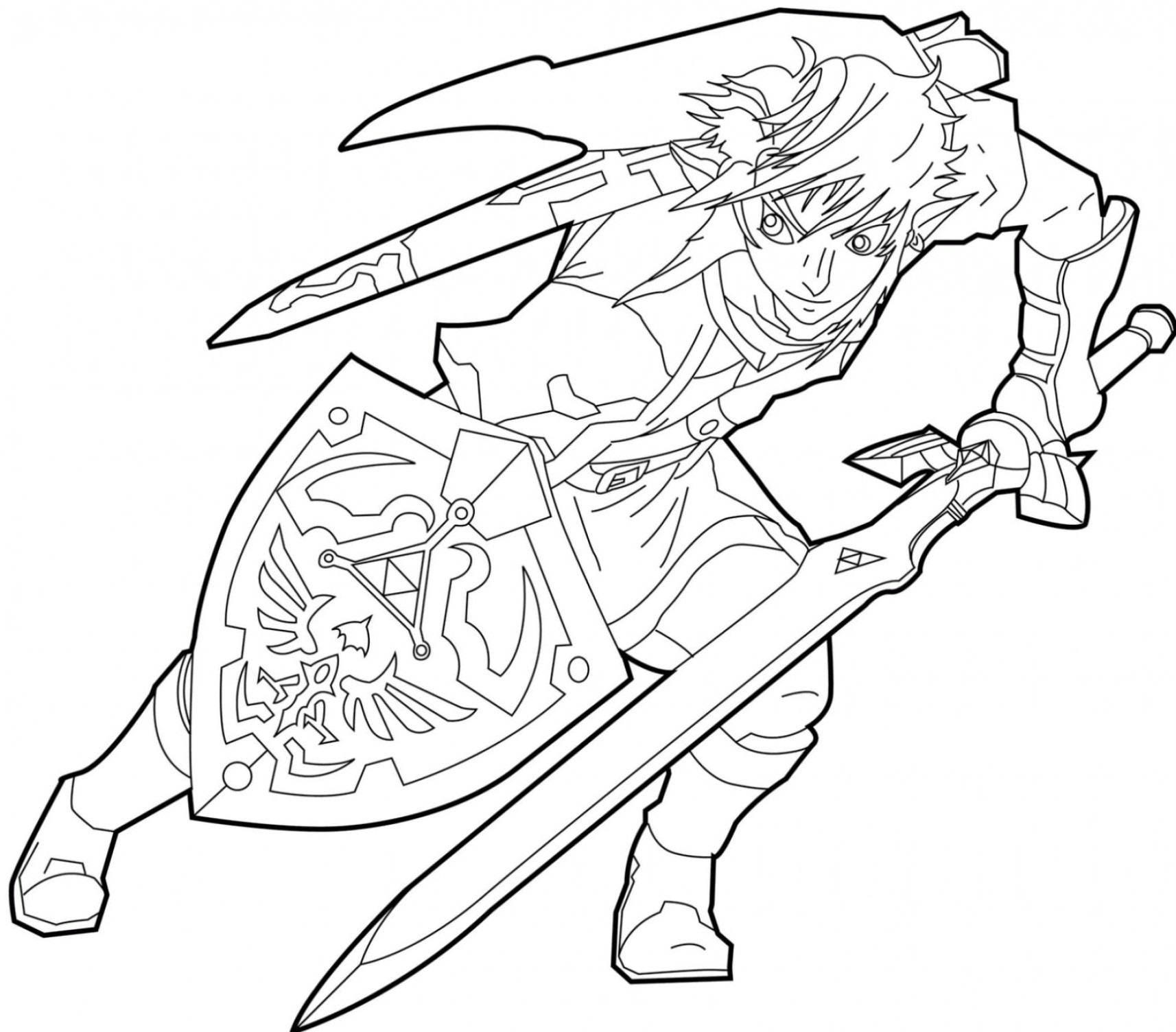 349 Unicorn Legend Of Zelda Coloring Pages with Printable