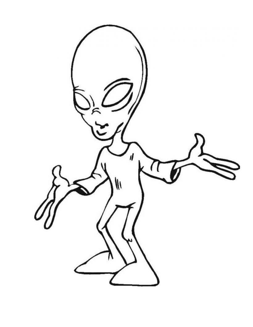 Free Printable Alien Coloring Pages For Kids – Best Coloring Pages for Kids