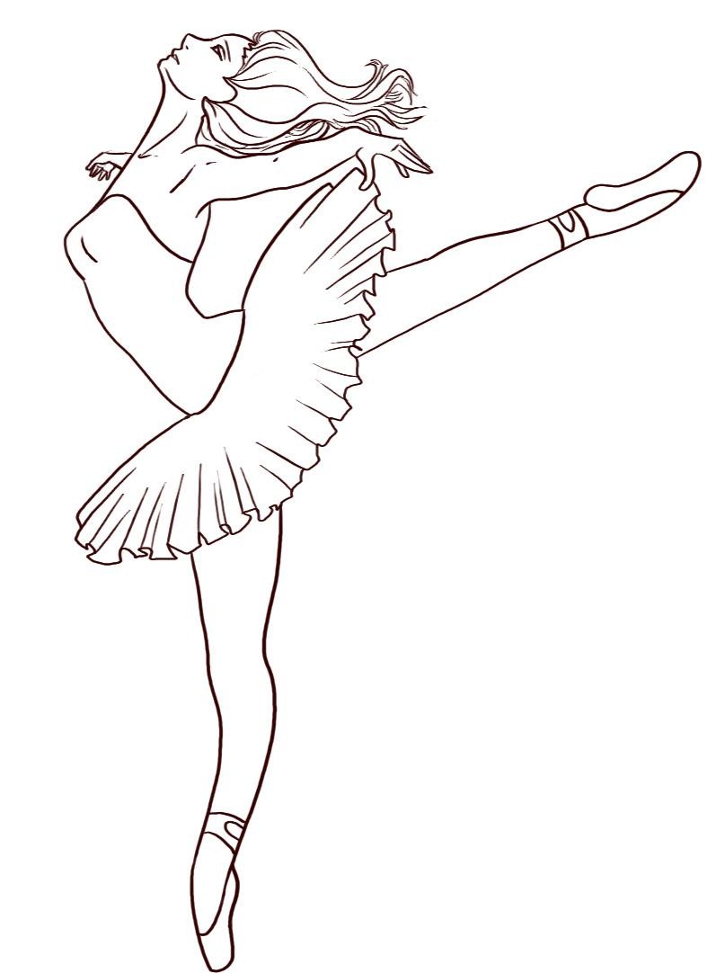 Gambar Free Printable Ballet Coloring Pages Kids Dora Dance di Rebanas ...