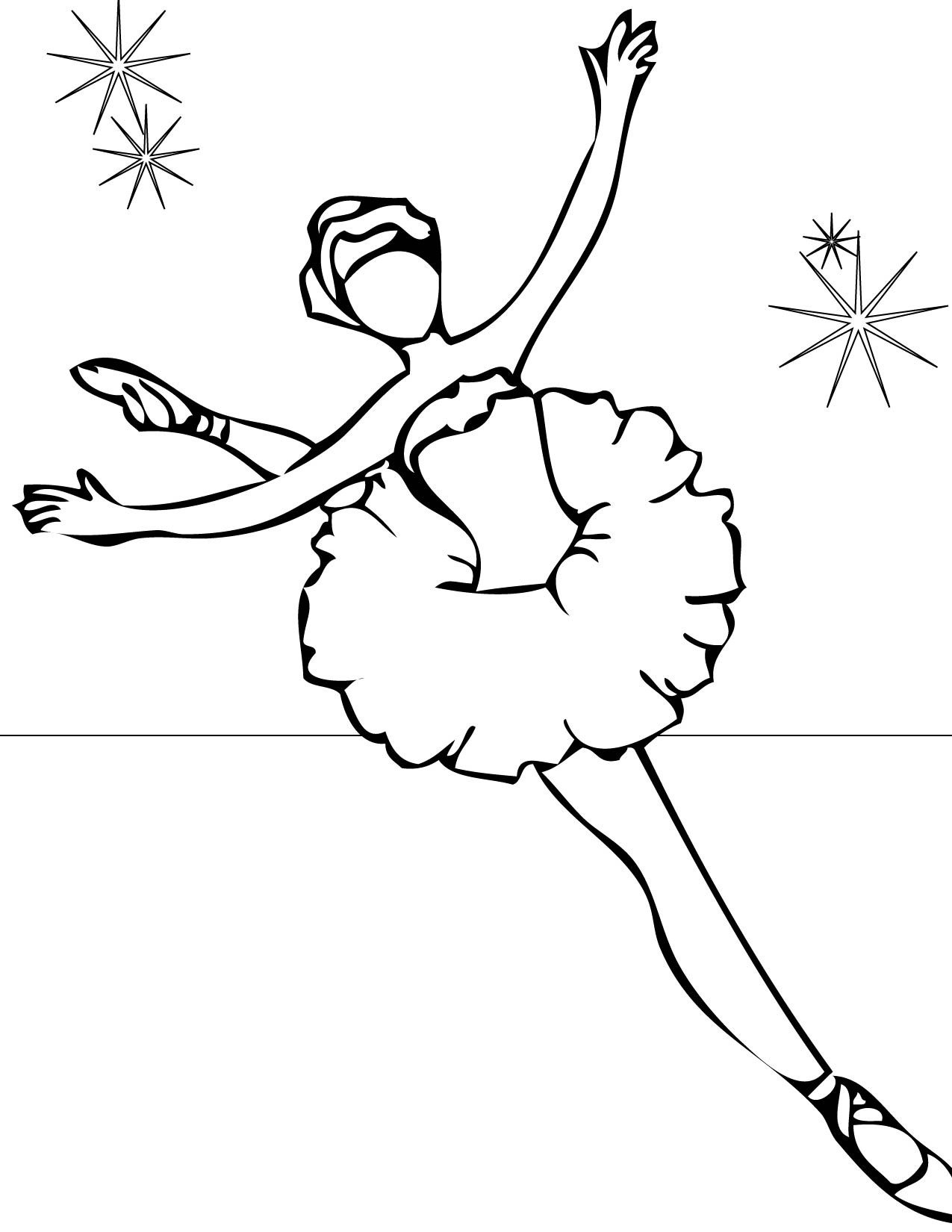 Gambar Free Printable Ballet Coloring Pages Kids Print Easy Nutcracker ...
