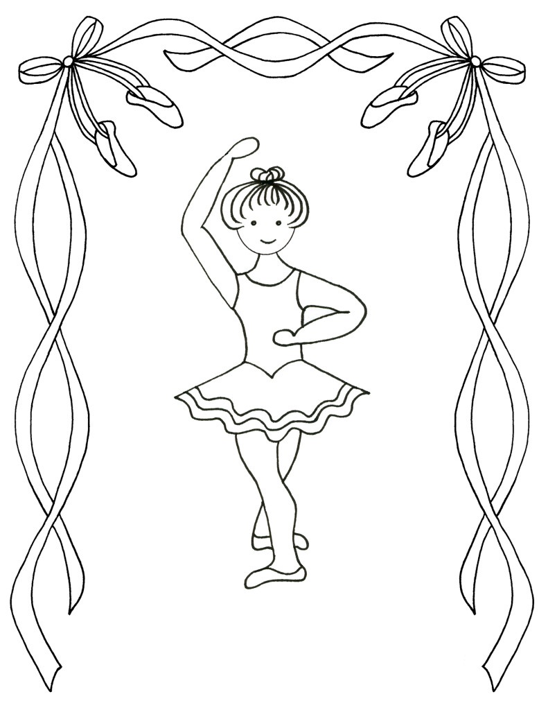 Ballet Coloring Pages 1