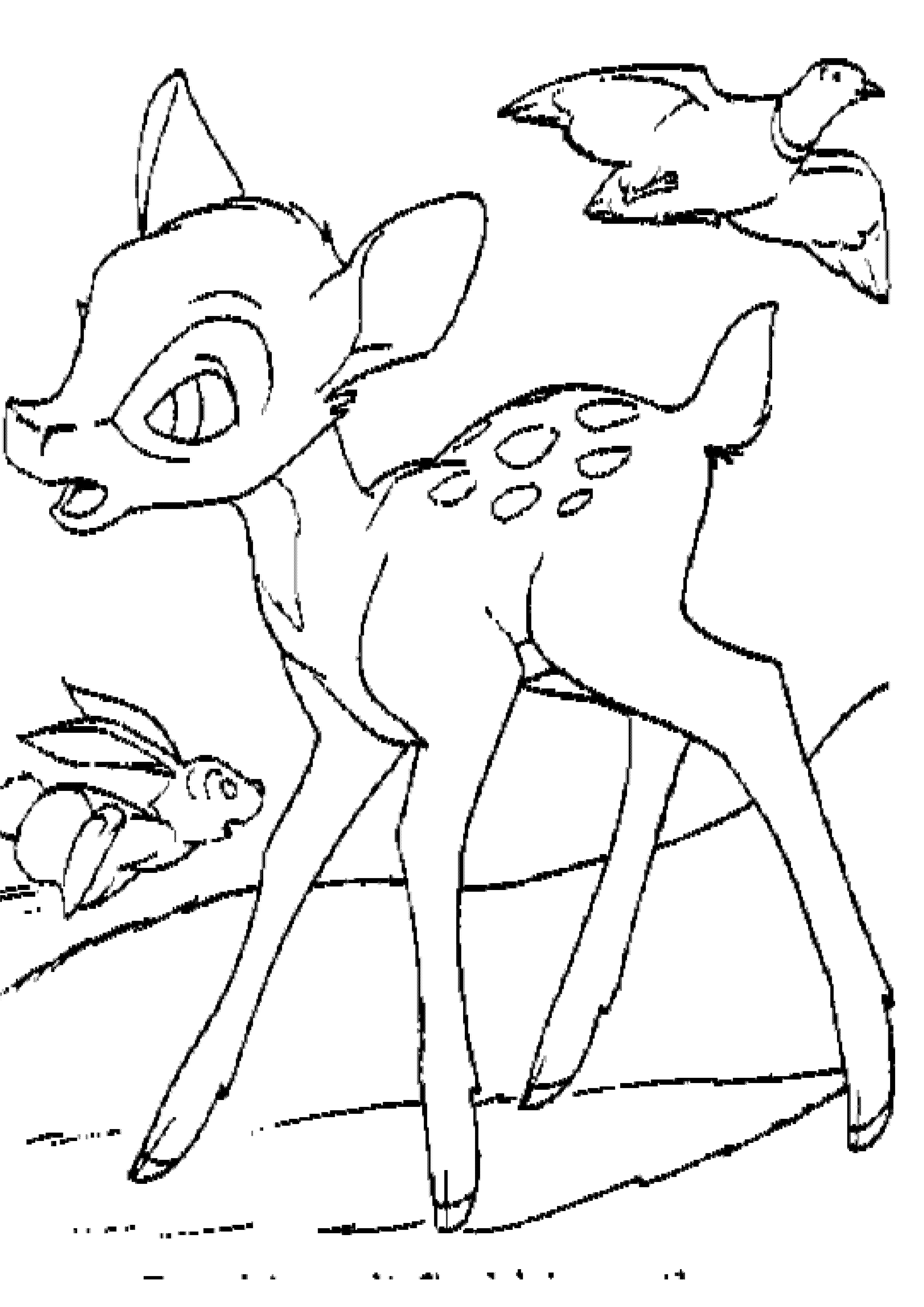 coloring-page-of-bambi-boringpop