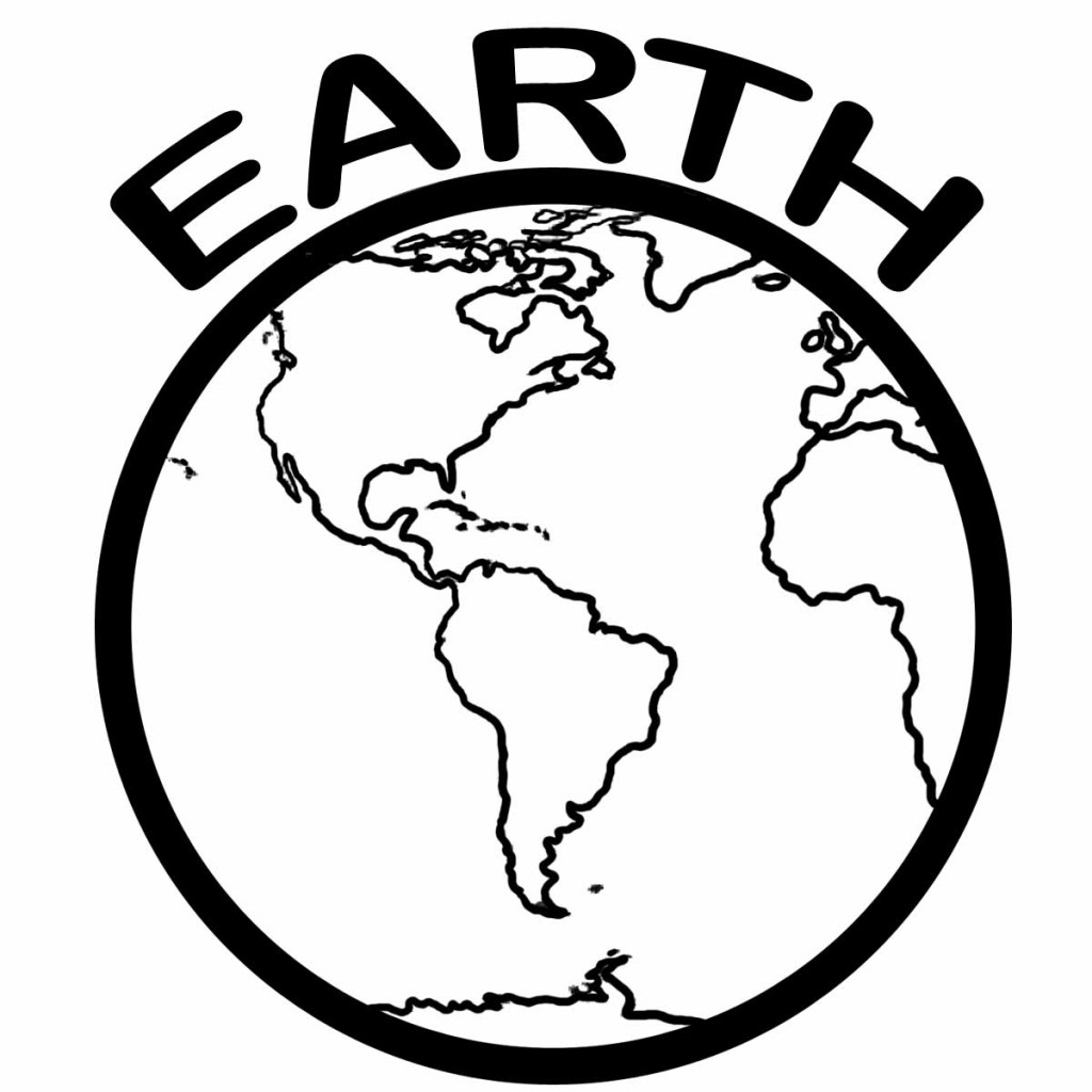  Earth Coloring Pages 2