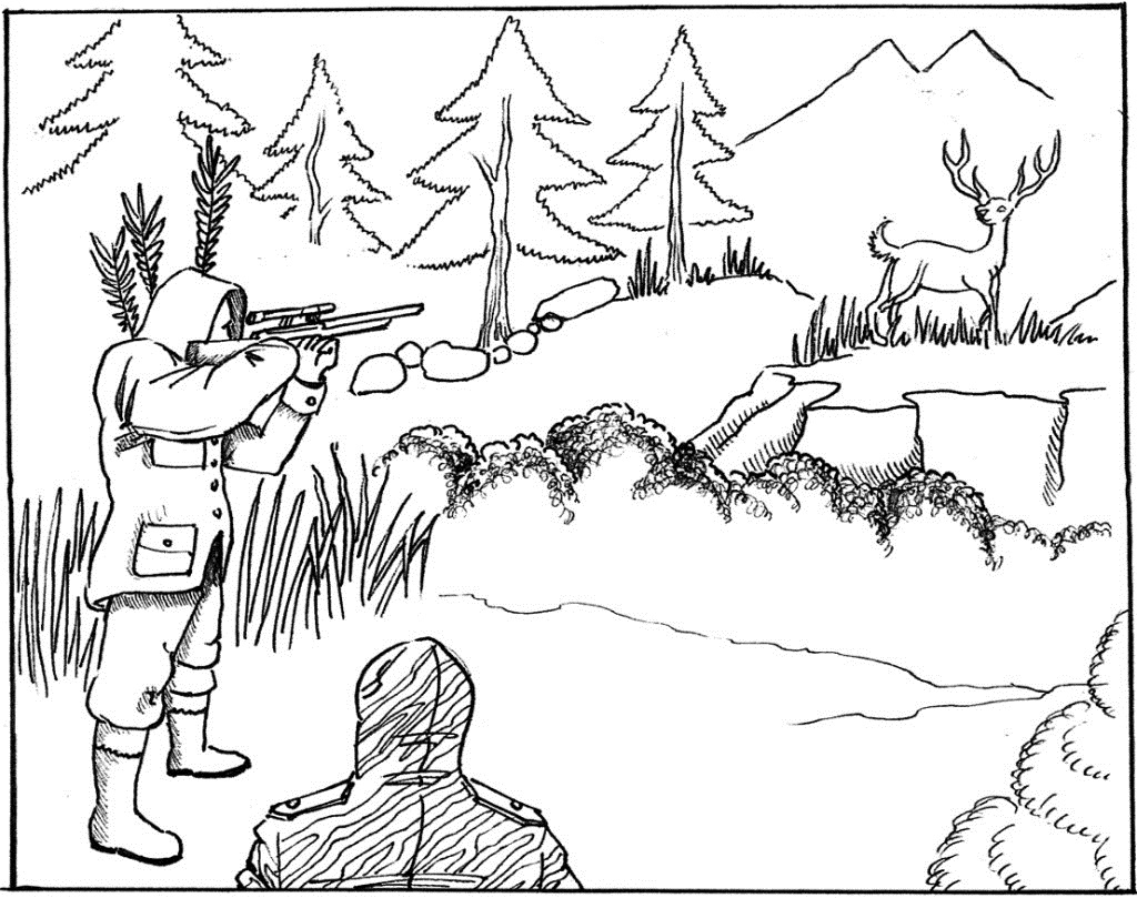 Hunting Coloring Pages 3