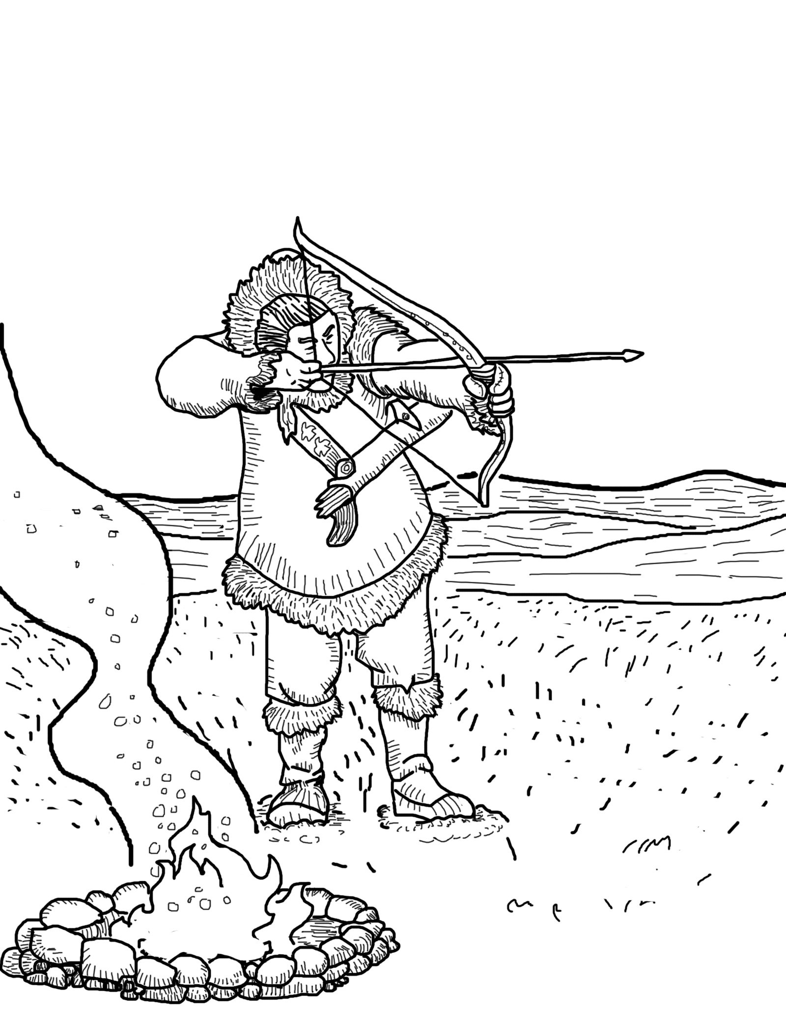 Hunting Coloring Pages 6