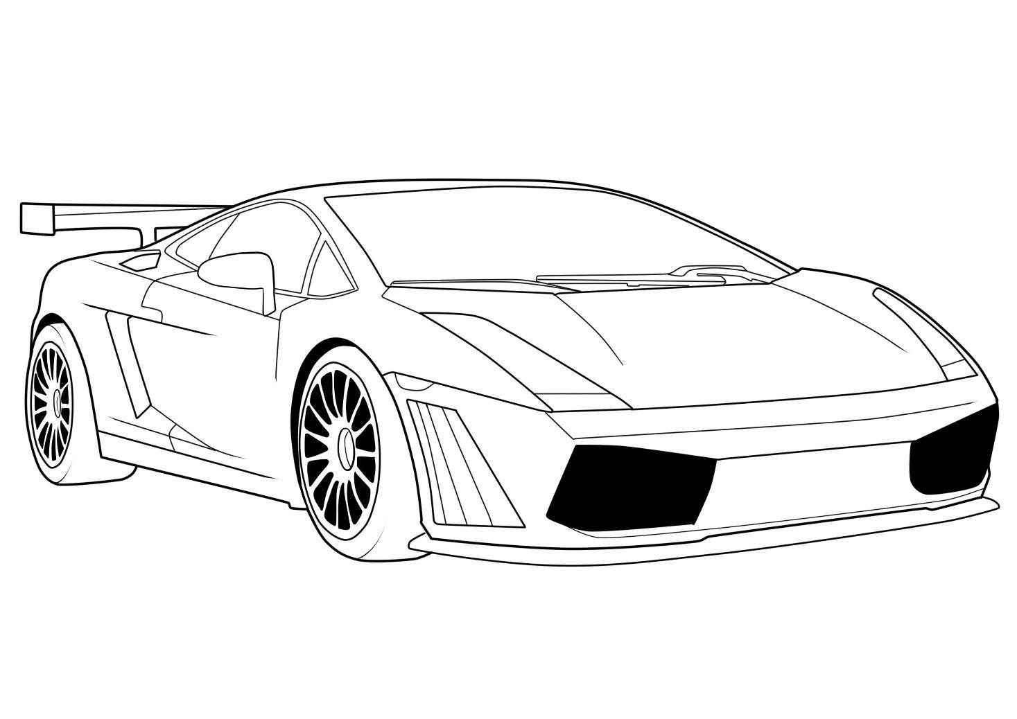 Free Printable Coloring Sheets Of Cars