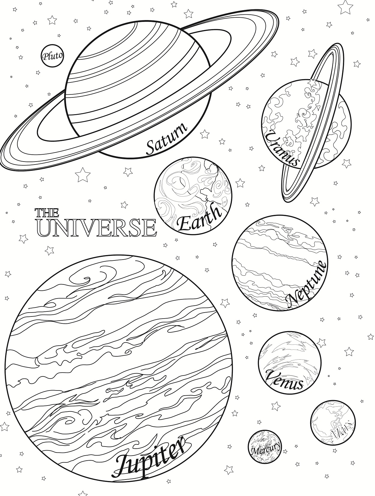 Free Printable Make Your Own Planet Template