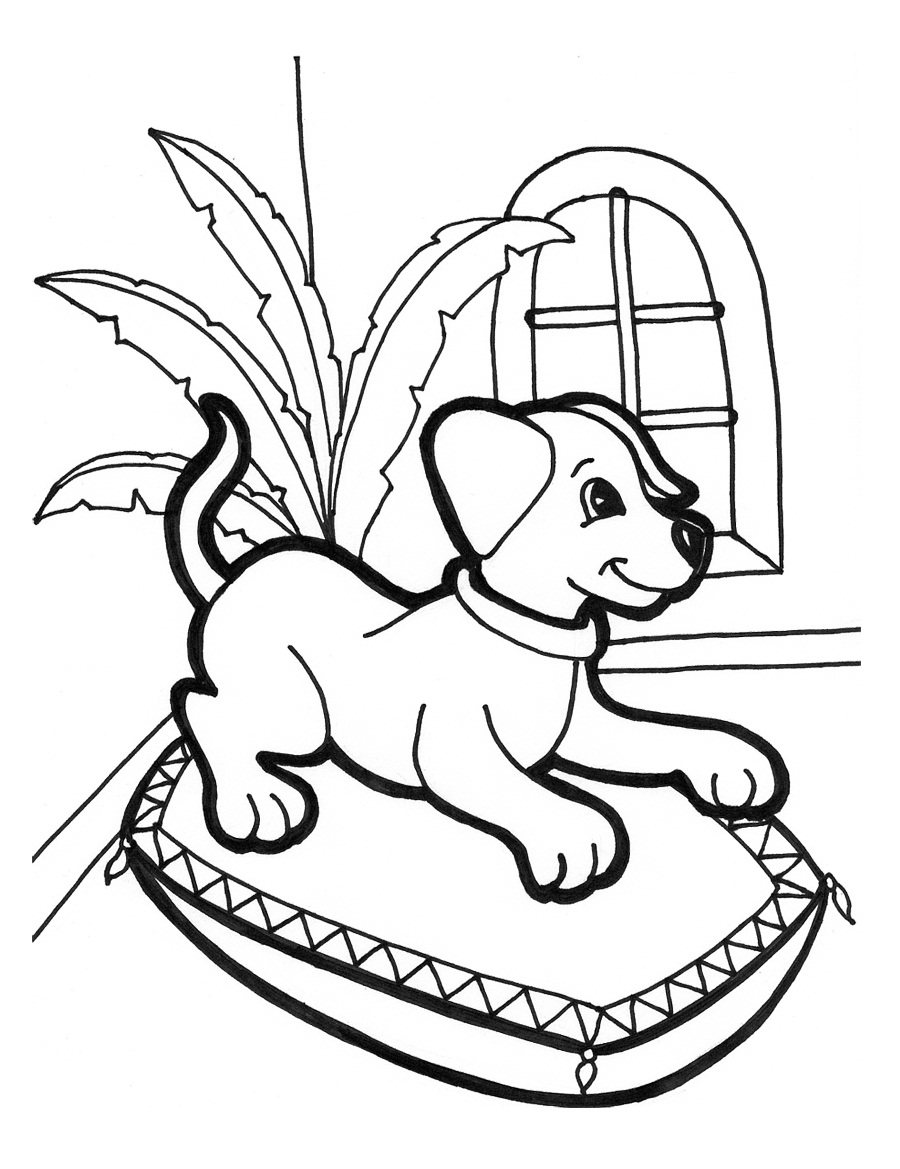 Download Free Printable Puppies Coloring Pages For Kids