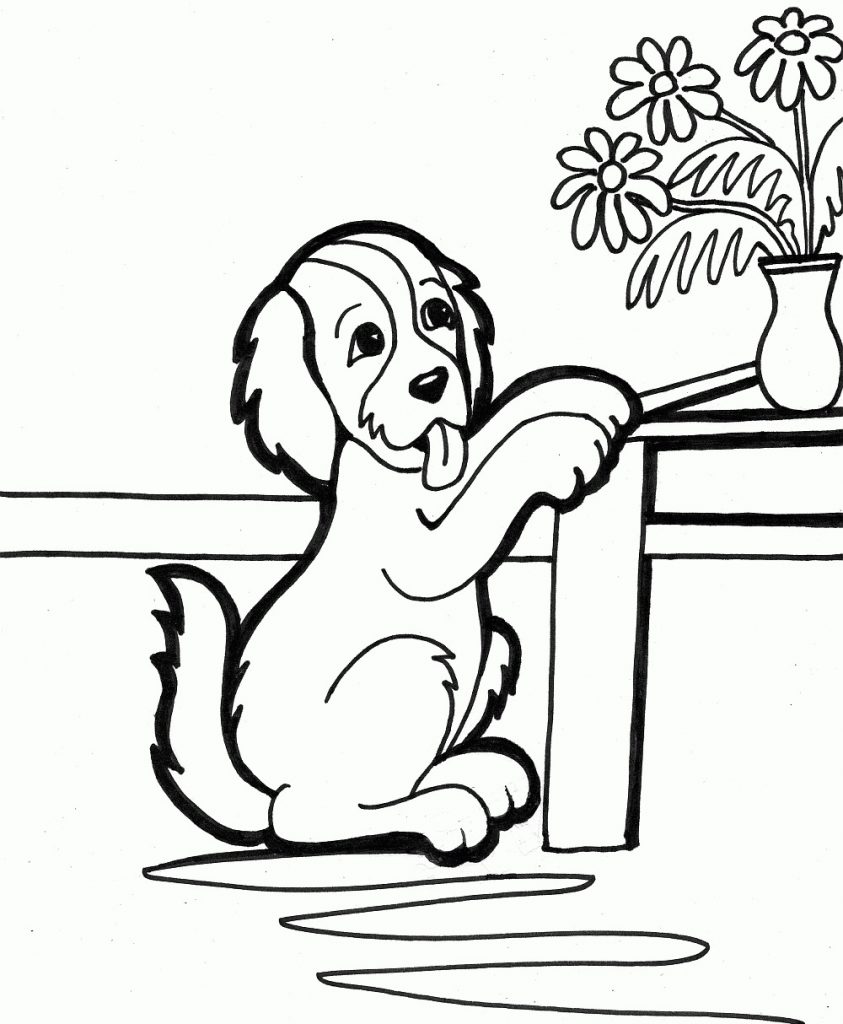 Download Free Printable Puppies Coloring Pages For Kids