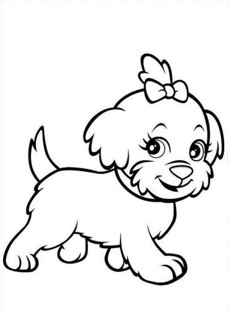 Free Printable Puppies Coloring Pages For Kids