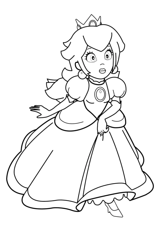 Color Princess Peach