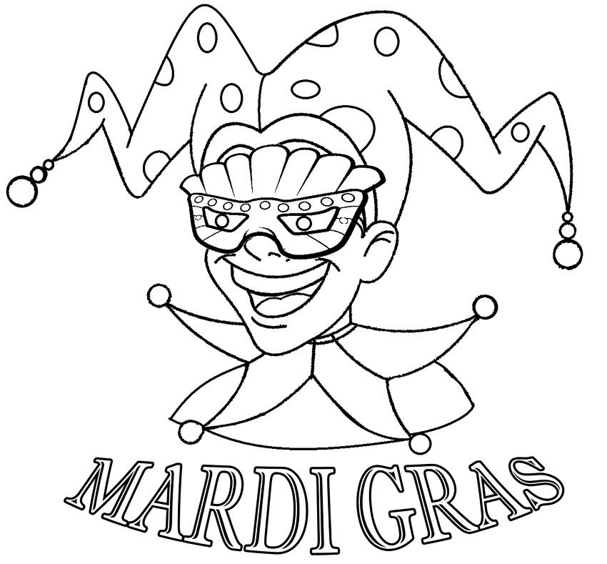 mardi gras mask printable coloring pages
