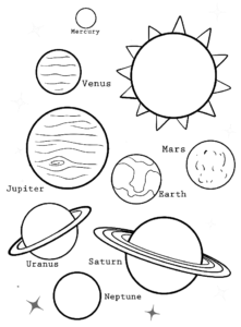 Free Printable Planet Coloring Pages For Kids