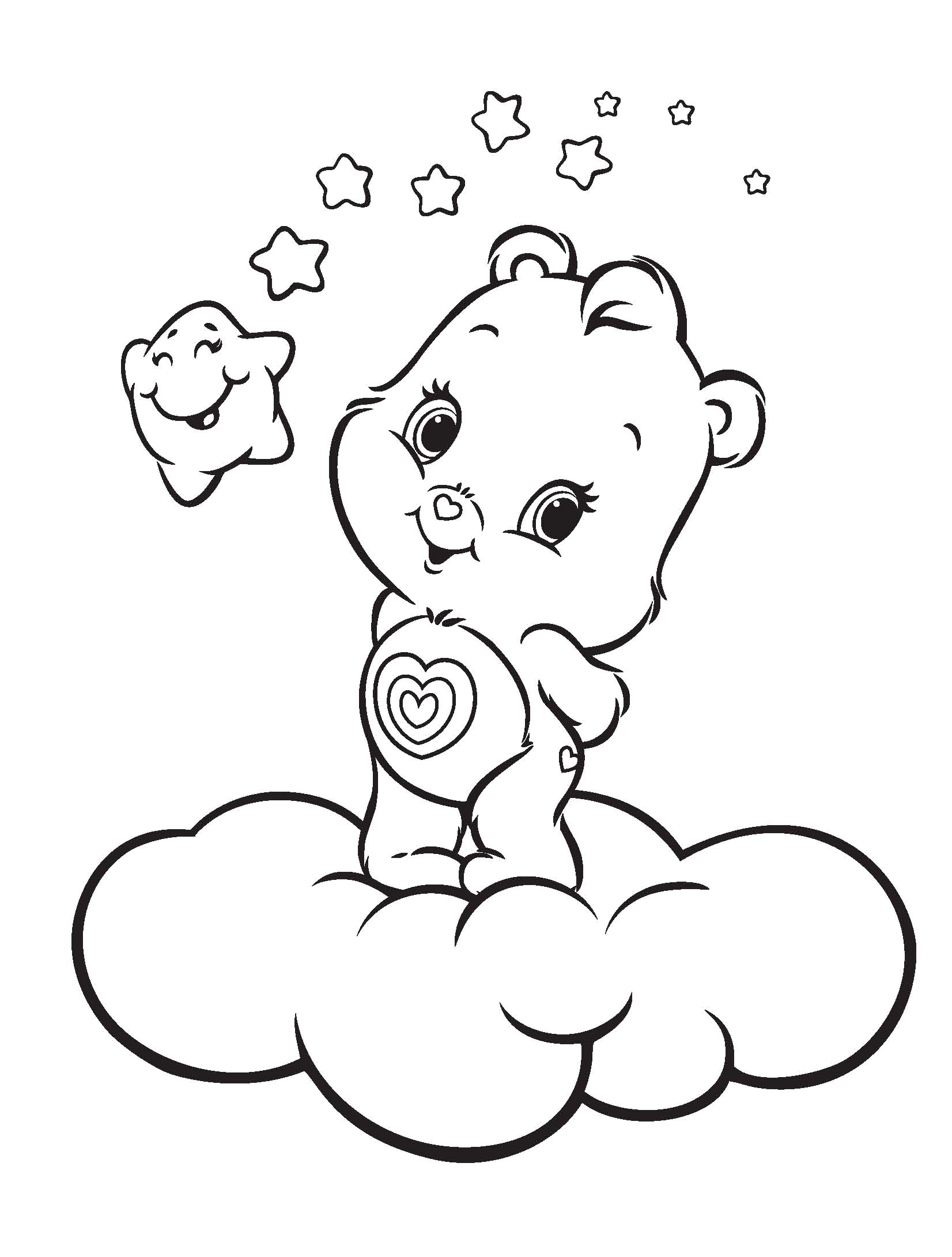 600 Care Bears Coloring Pages , Free HD Download