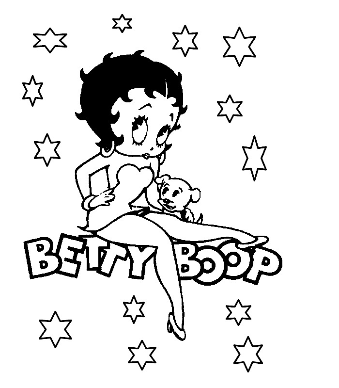 betty boop in color