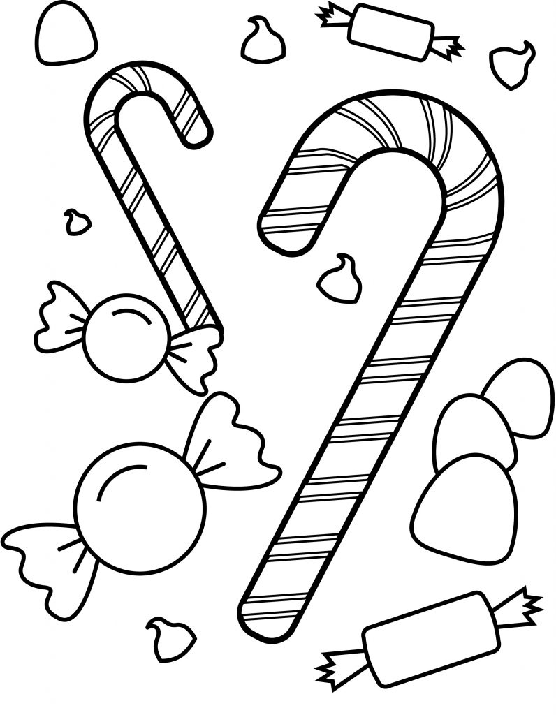 Free Printable Coloring Pages Candy 4