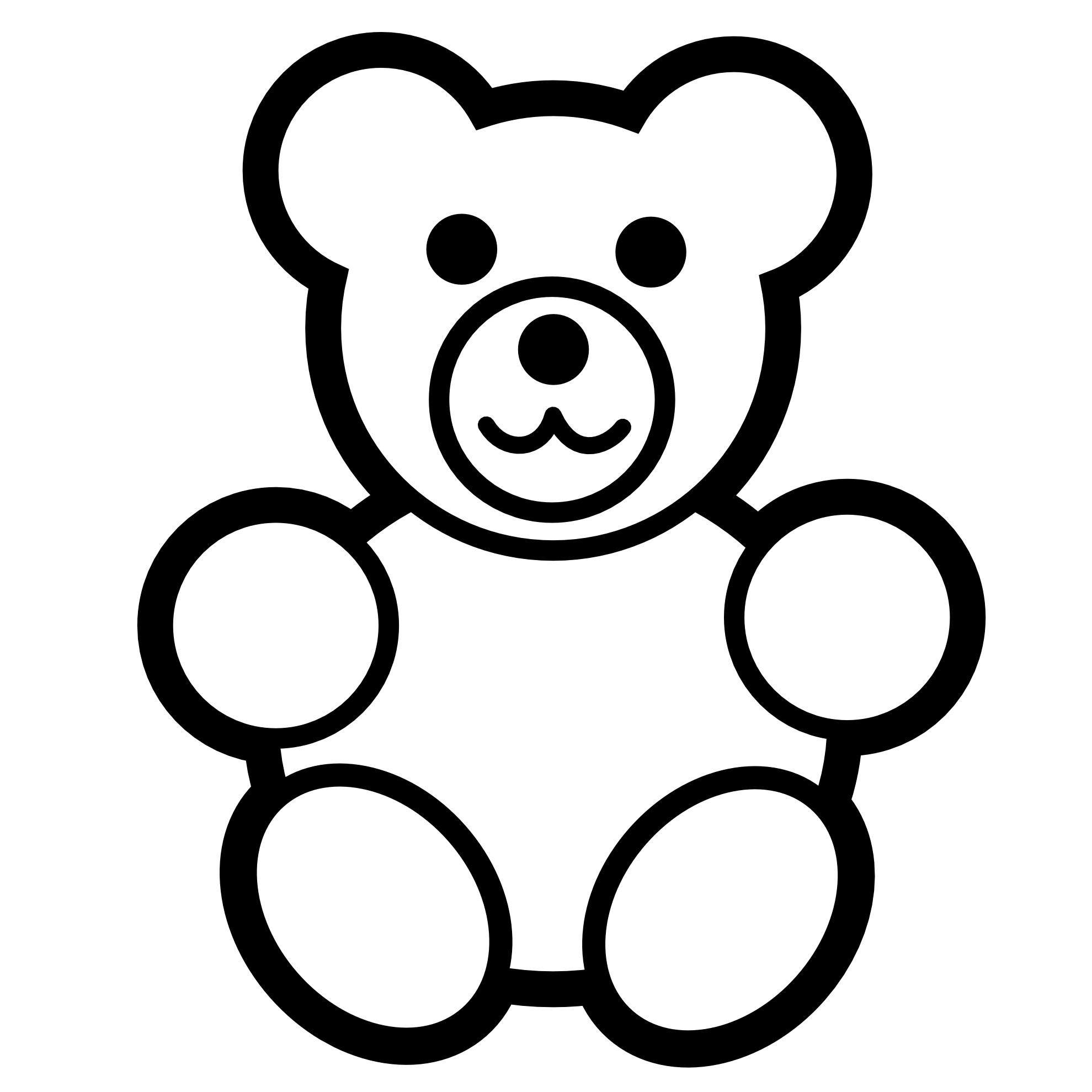 Download Free Printable Teddy Bear Coloring Pages For Kids