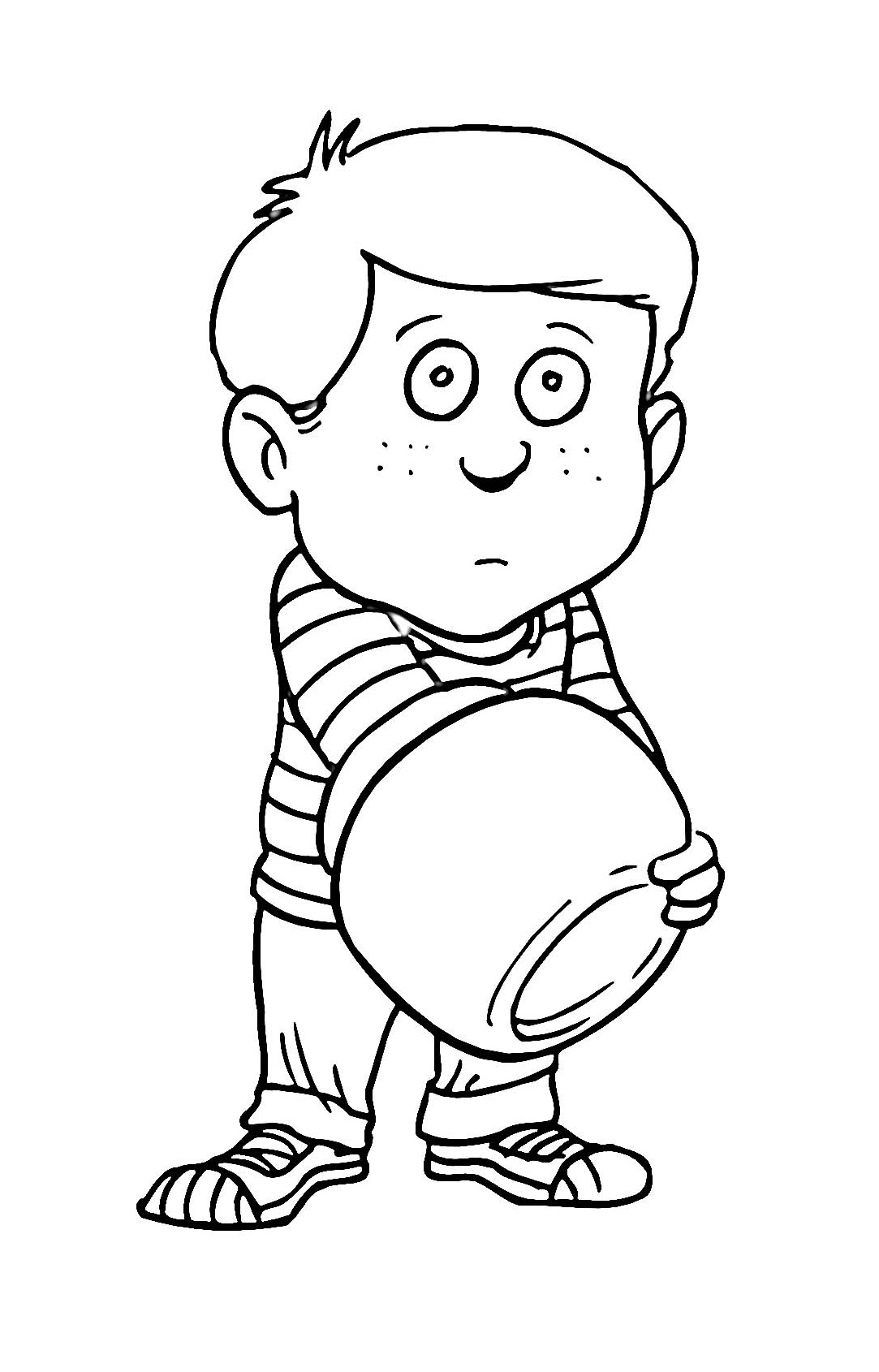 funny pages of funny boys coloring pages