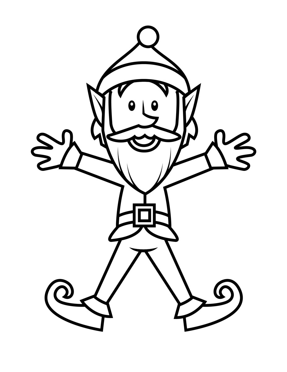 Simplicity-beautifully: Elf Coloring Pages For Kids