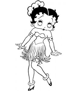 Free Printable Betty Boop Coloring Pages For Kids