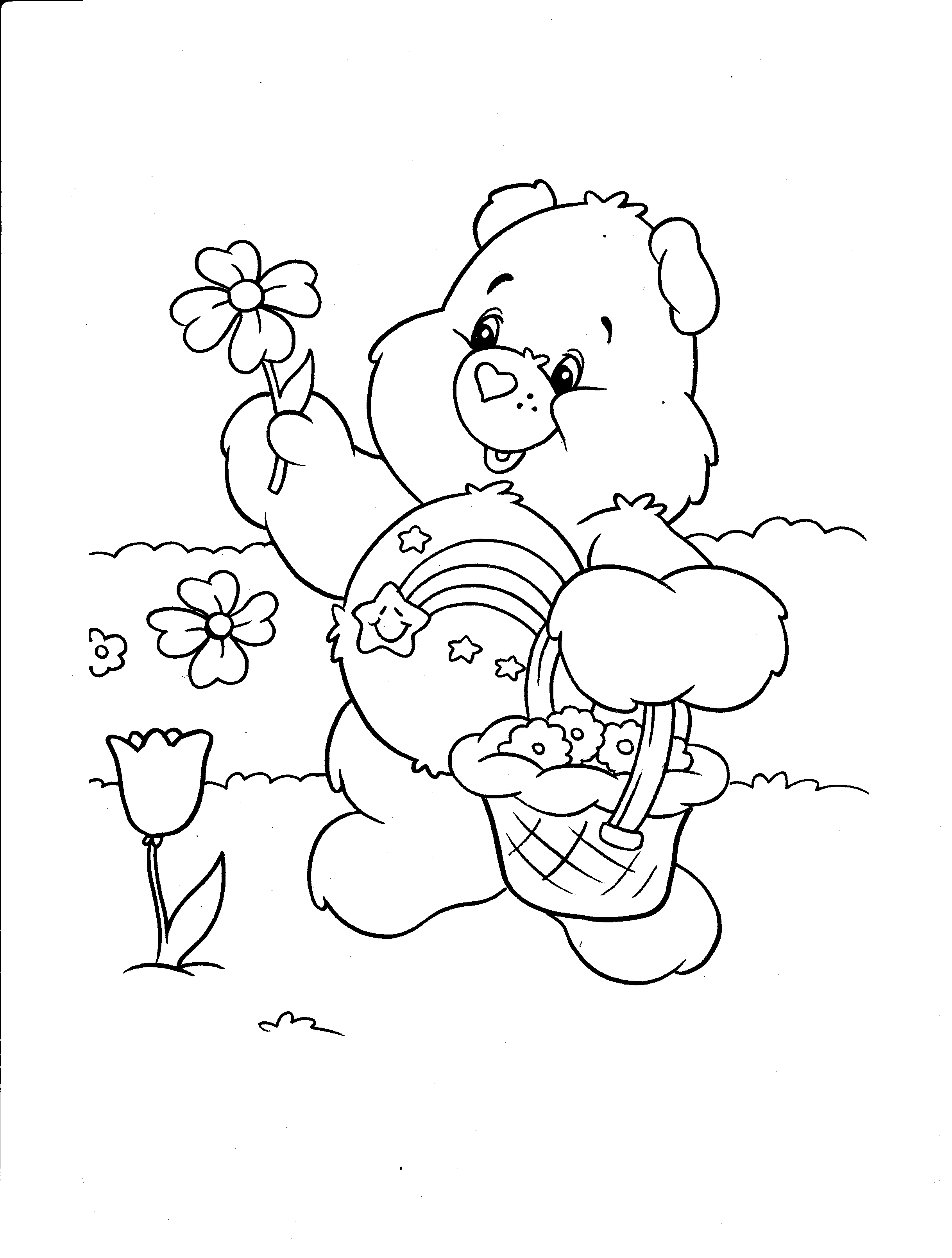 Free Printable Care Bear Coloring Pages