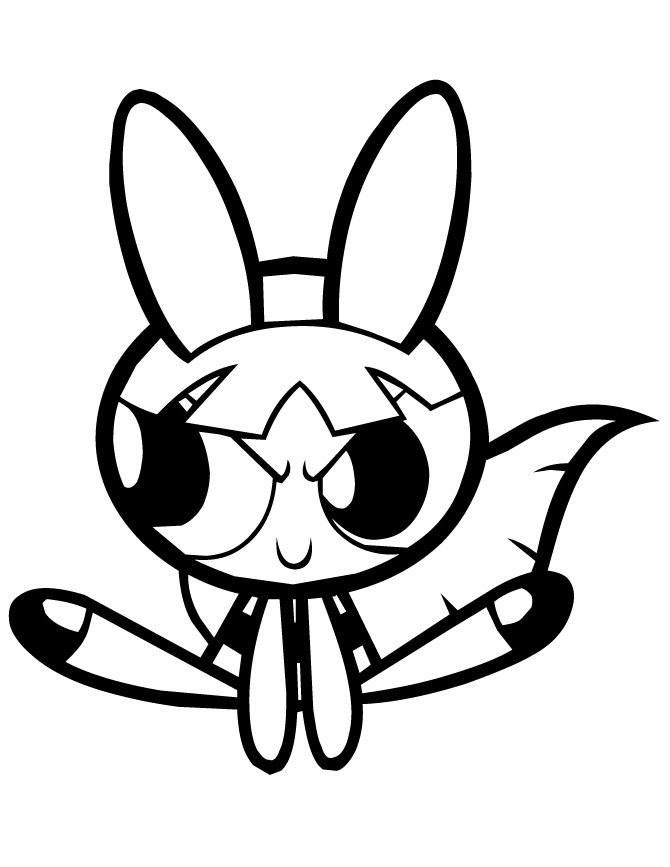 powerpuff girls blossom coloring pages