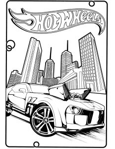 Free Printable Hot Wheels Coloring Pages For Kids