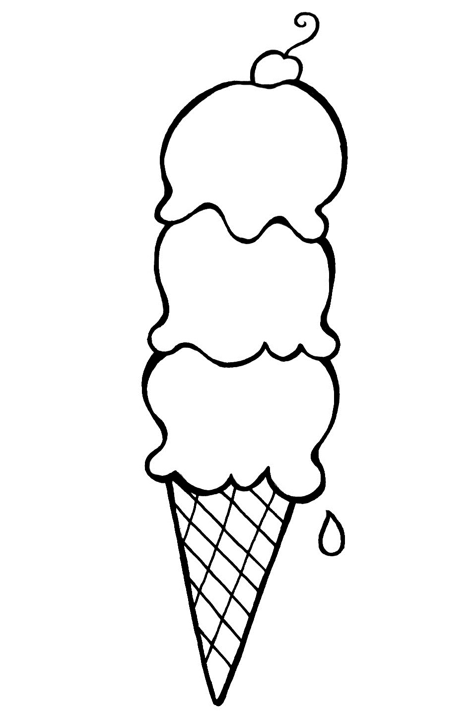 Download Free Printable Ice Cream Coloring Pages For Kids